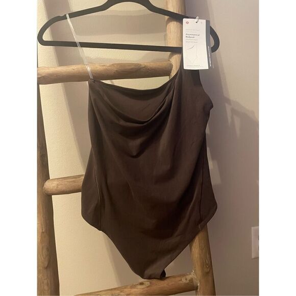 Lululemon Wundermost Ultra-Soft Nulu Asymmetrical Bodysuit - Picture 8 of 10